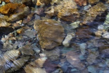 Rocks Under Flowing Water