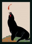 Sea Lion Poster, Print