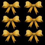 Six Yellow Bows