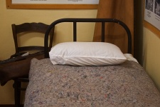 Top End With Pillow Of Hospital Bed