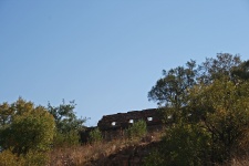 View Of Dilapidated Fort Wall