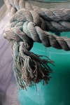 View Of Thick Rope Around A Bottle