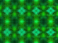 Wave Image In Green Hues