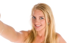 Woman Taking A Selfie