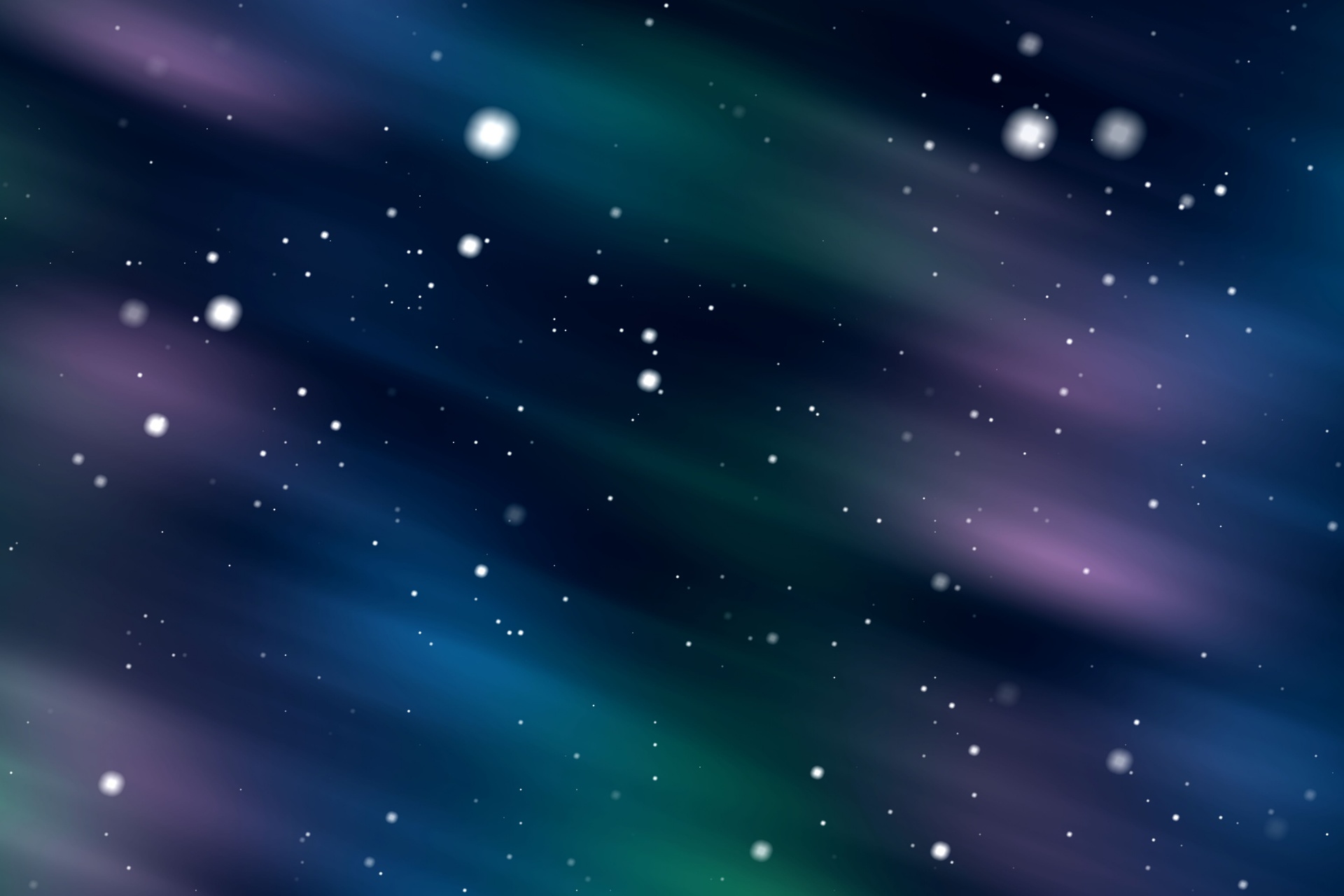 Aurora Borealis Starry Night Night