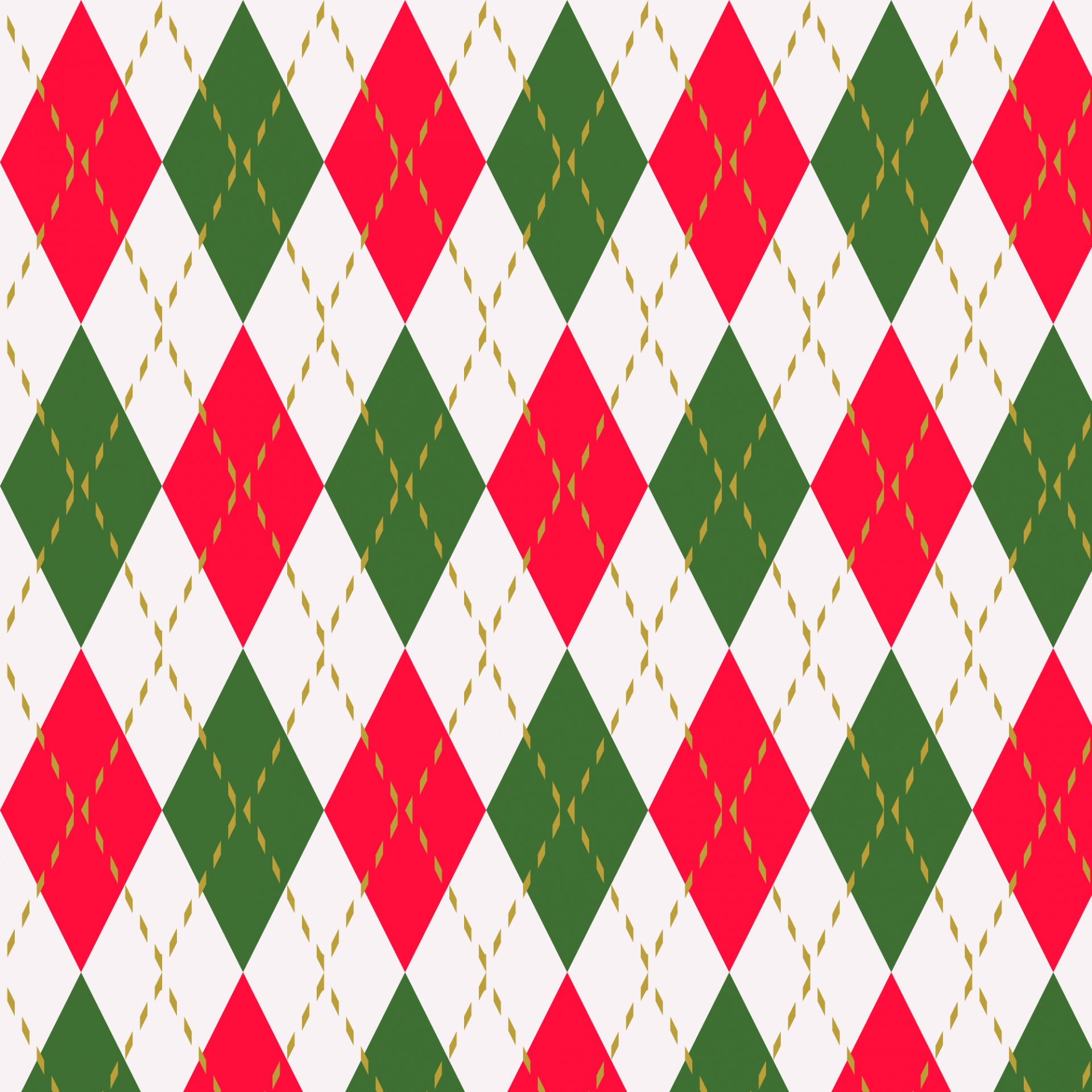red and green Argyle fabric for paper, scrapbook, cards, invitations