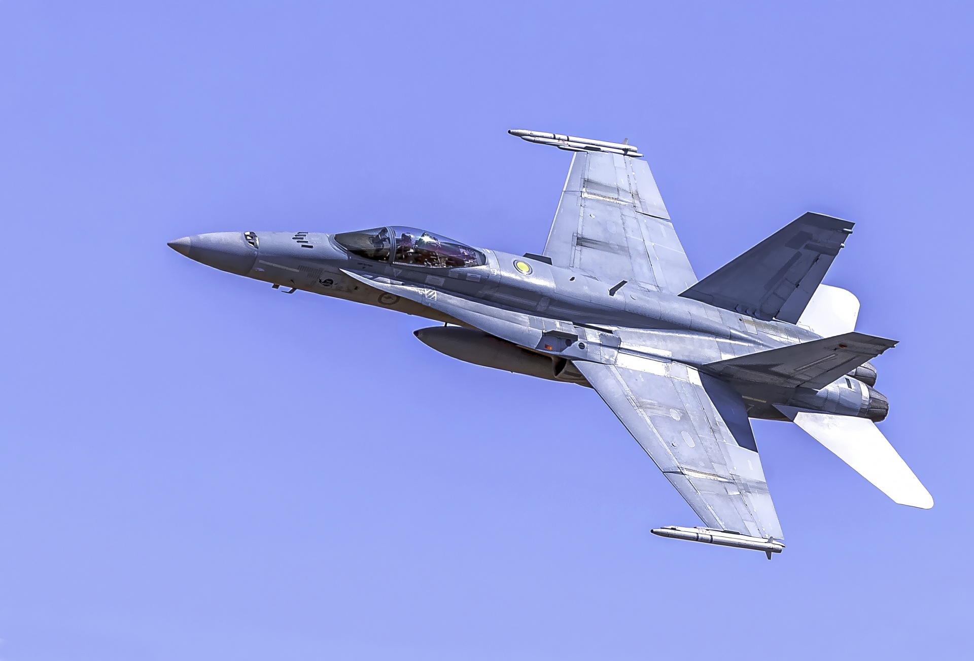 Royal Australian Air Force FA-18A Hornet is a single seat Multi-role fighter