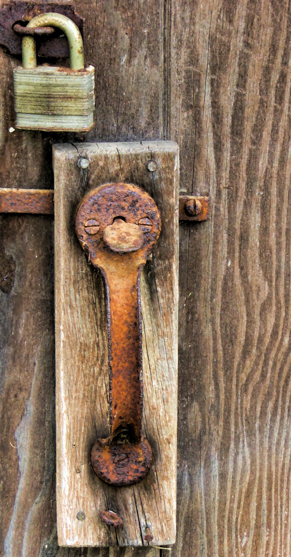 Grunge Door Handle And Lock