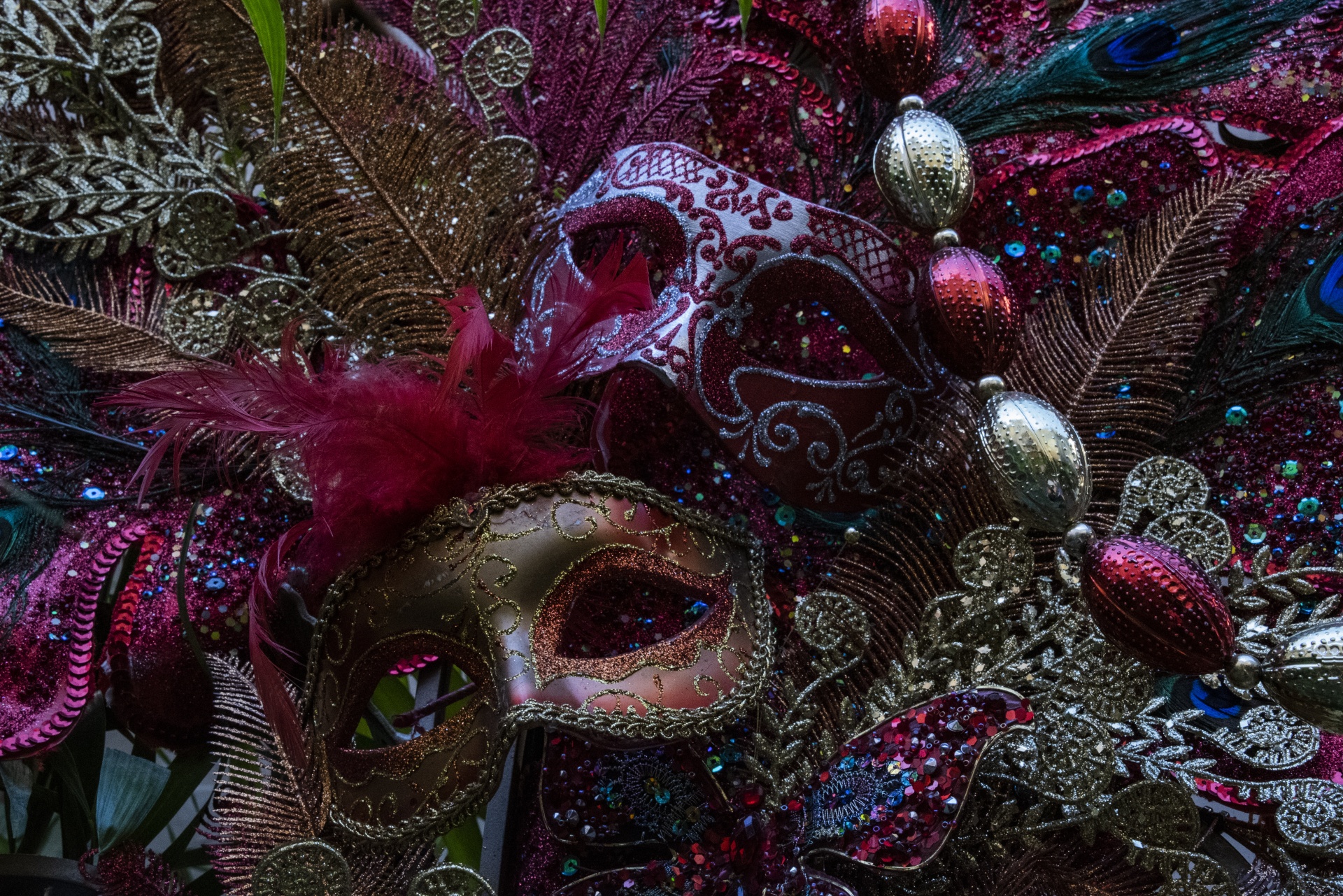 Masks Beads Jewelry Feathers