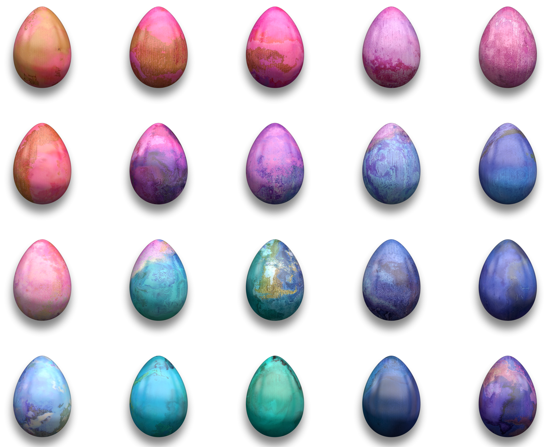 Easter Colored Eggs
