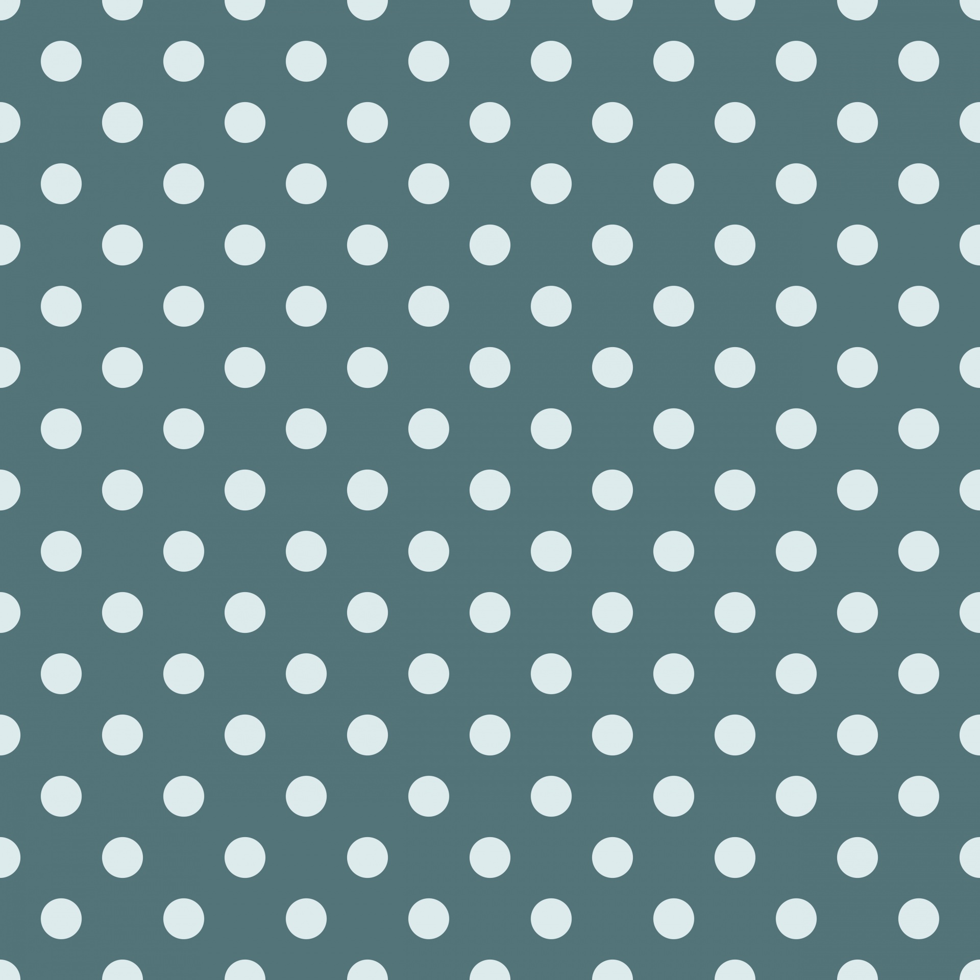Medium sized teal green and gray polka dots wallpaper seamless pattern background