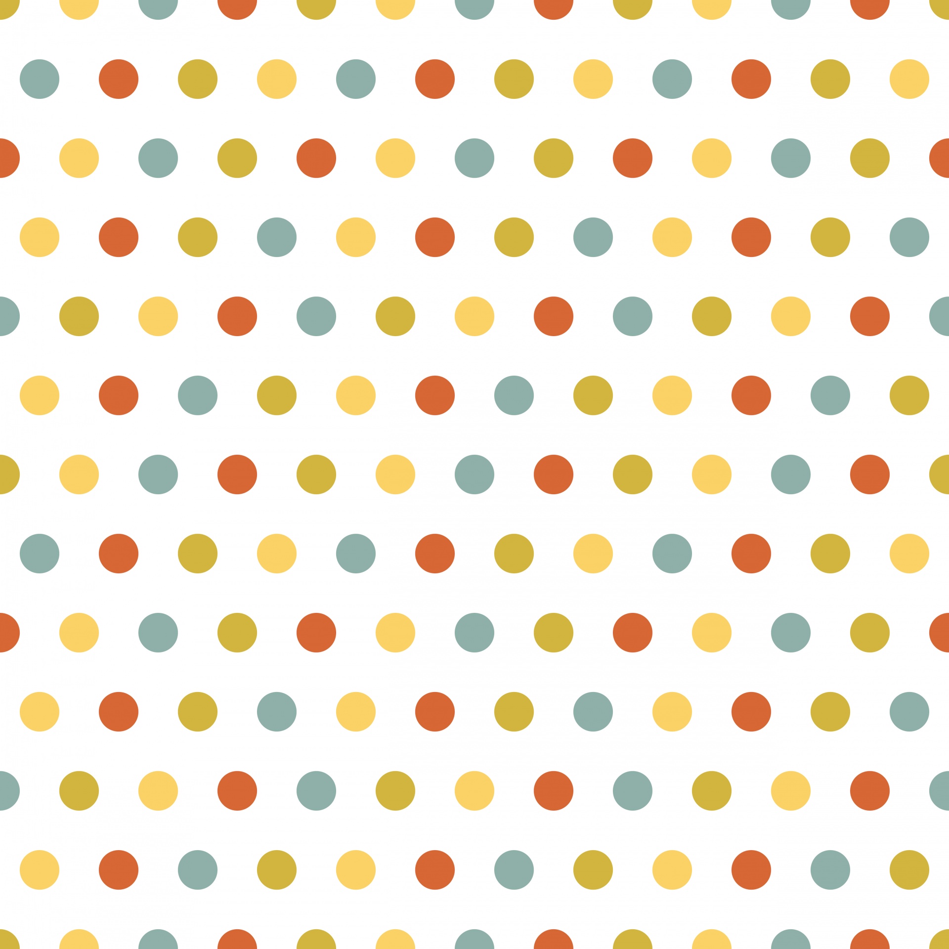 Polka Dots Multicolored Background