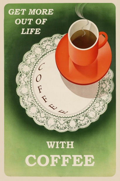 Kávé Vintage Retro poszter Szabad kép - Public Domain Pictures