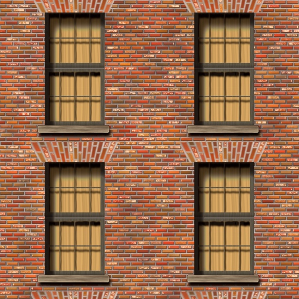 Four Windows On Brick Building Free Stock Photo - Public Domain Pictures