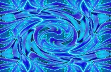 Abstract Twirl Pattern With Aloe