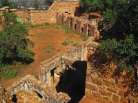 Aerial View Of Roofless Inner Fort