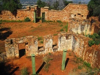 Aerial View Of Walls Of Old Fort
