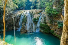 Beautiful Waterfall Koh Luang Waterfall