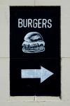 Burgers This Way Sign