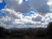 Cloud Landscape With Far Mountain