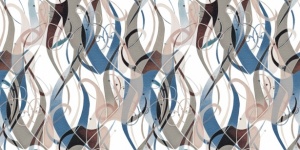 Curly Swirly Abstract Pattern 1