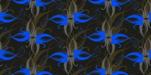 Curly Swirly Abstract Pattern 4