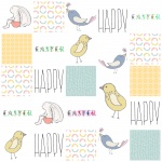 Easter Illustration Collage