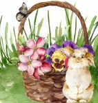 Rabbit Easter Basket