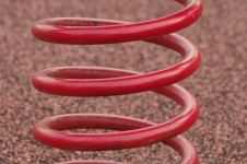 Large Red Spiral Coil