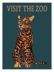 Leopard Zoo Poster