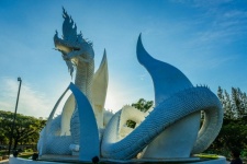 Lotus Park In Sakon Nakhon, Thailand