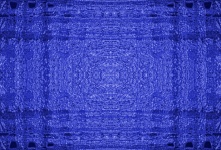 Metallic Embossed Pattern In Blue
