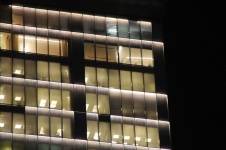 Office Windows At Night