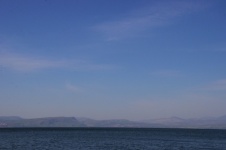 Sea Of Galilee And Mountains