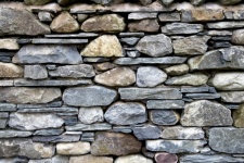 Stone Wall In Lake District