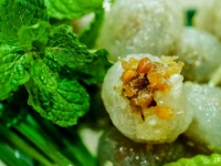 Thai Dessert Food ,street Food , Saku
