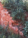 Tiered Layers Of Crumbling Wall