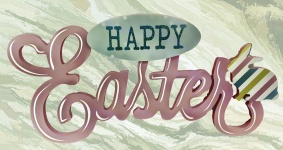 Vintage Easter Sign