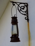Vintage Hanging Oil Lamp