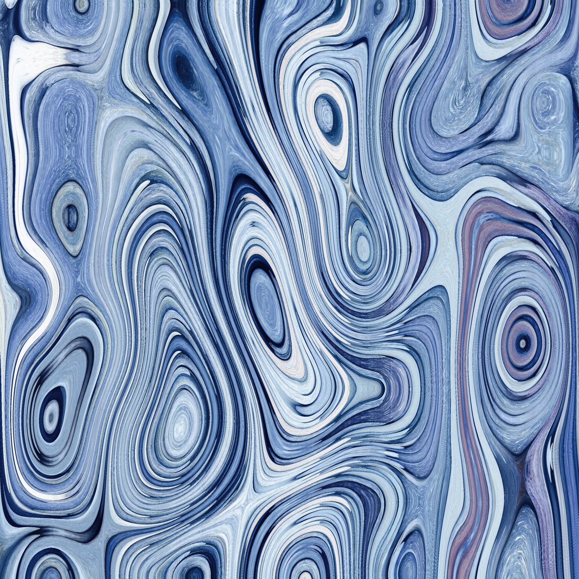 Design fractal background in blue gradient