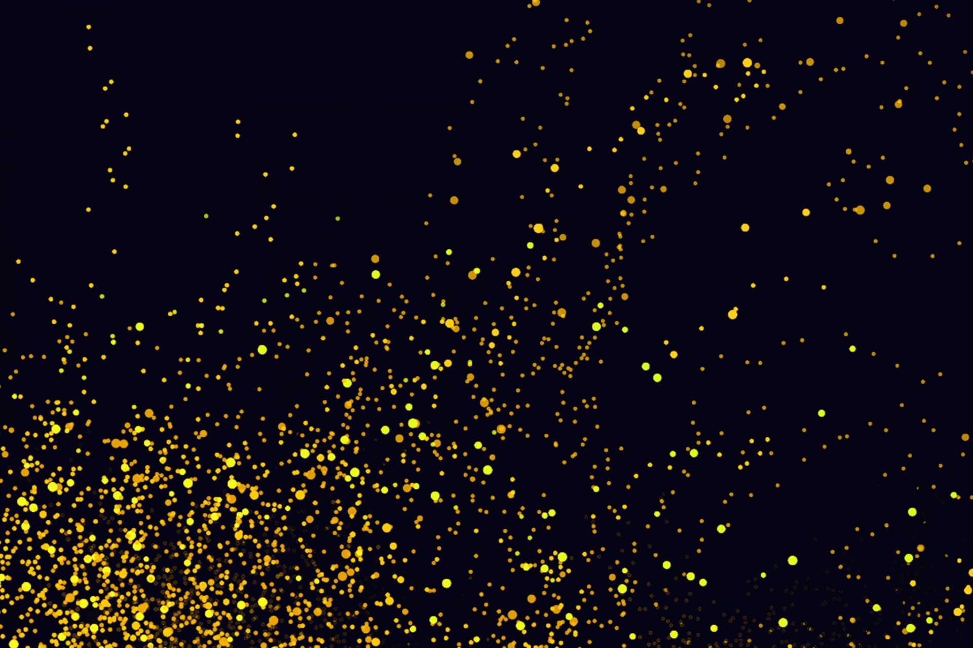 Gold Lights Glitter Background