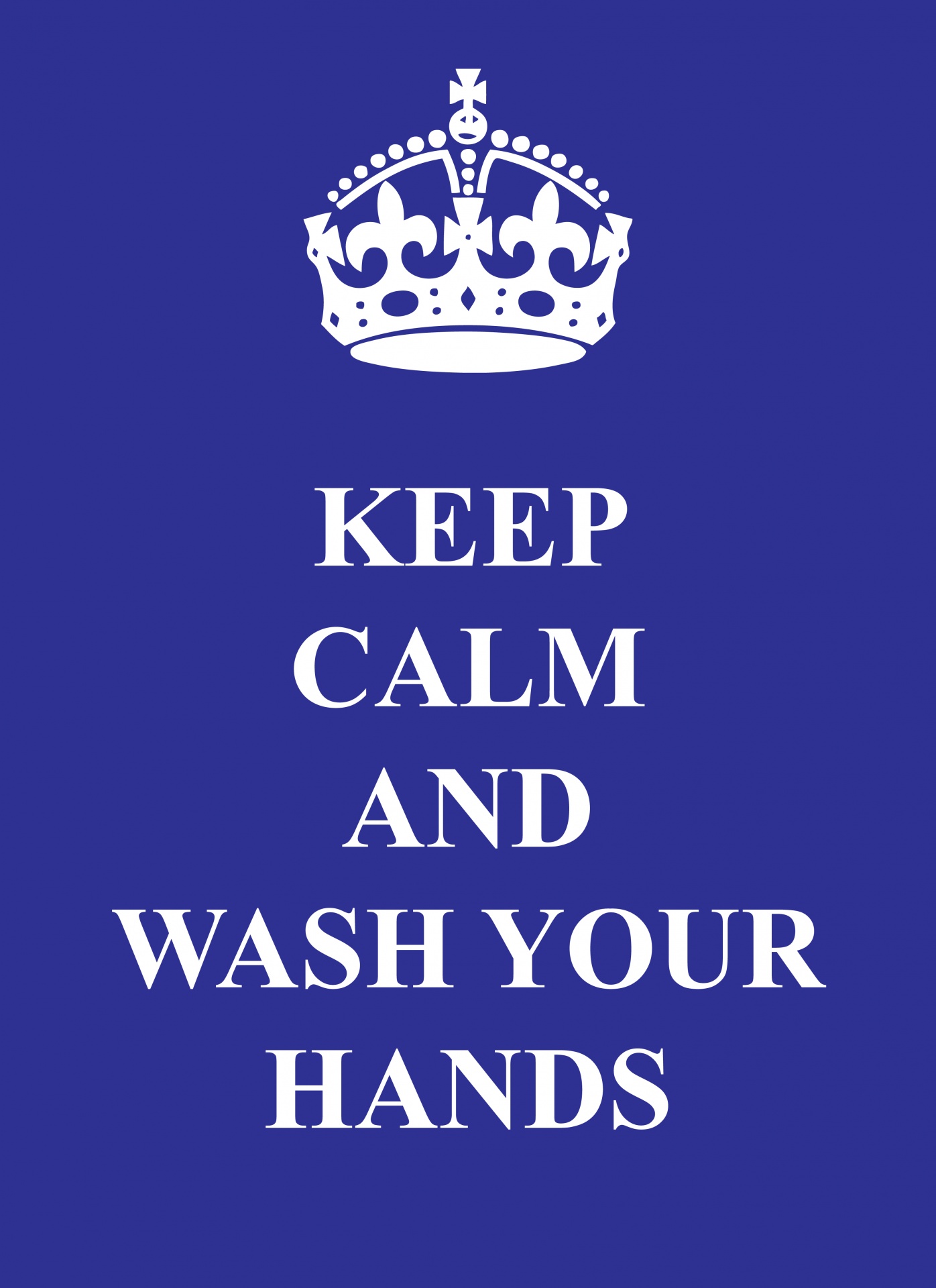 Keep Calm Wash Hands