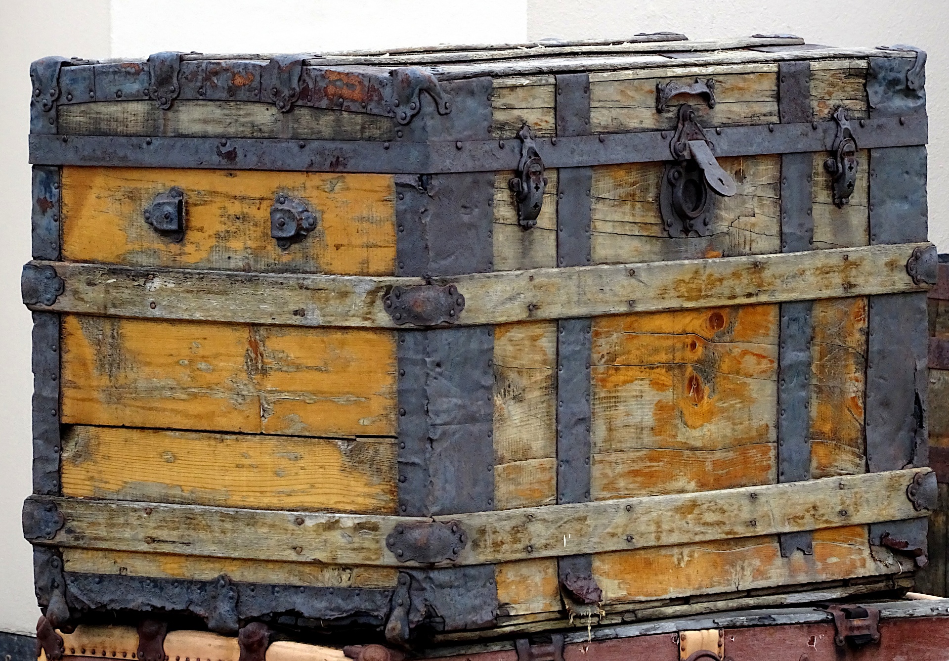 Old Antique Shipping Trunk