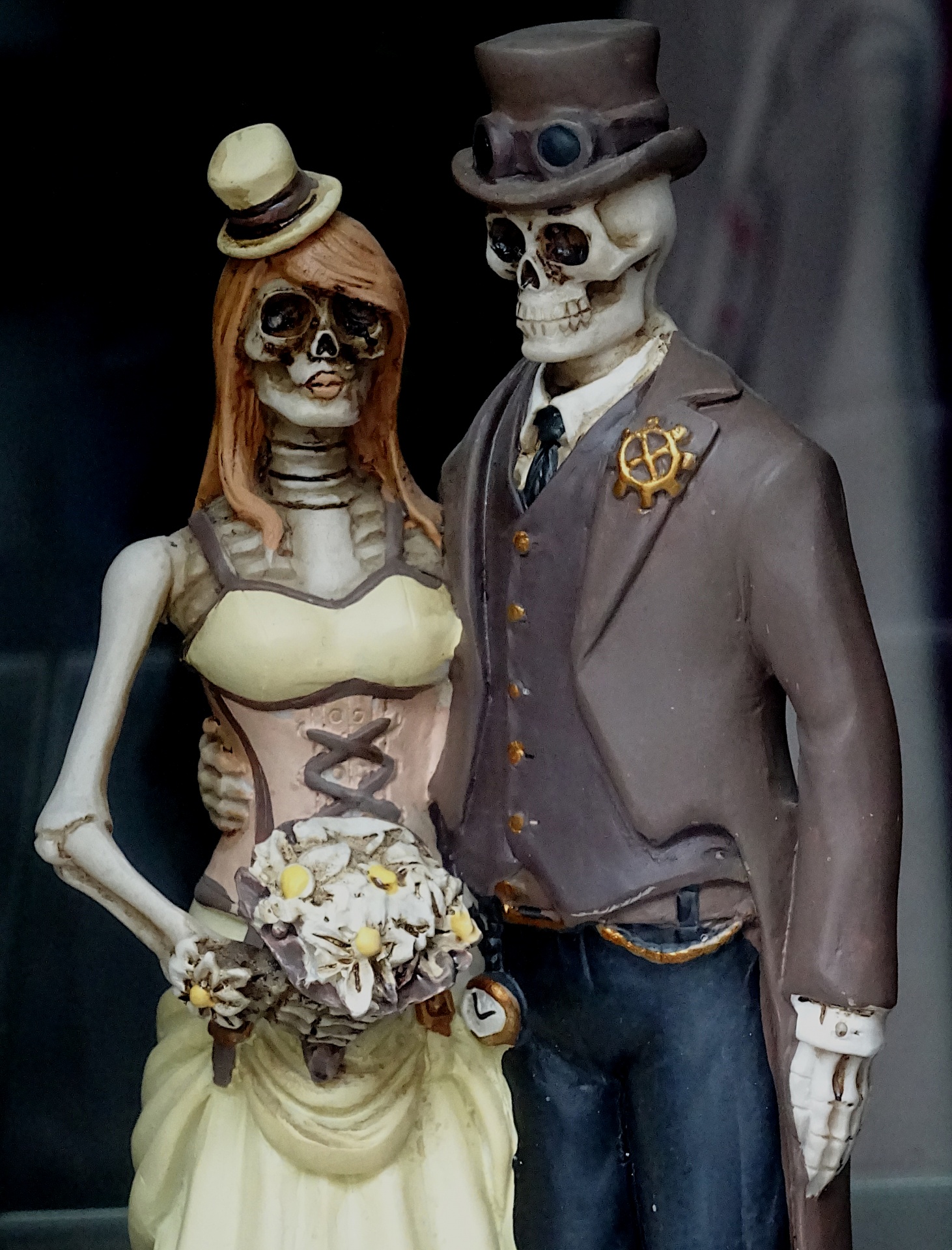 Skeleton Bride And Bridegroom