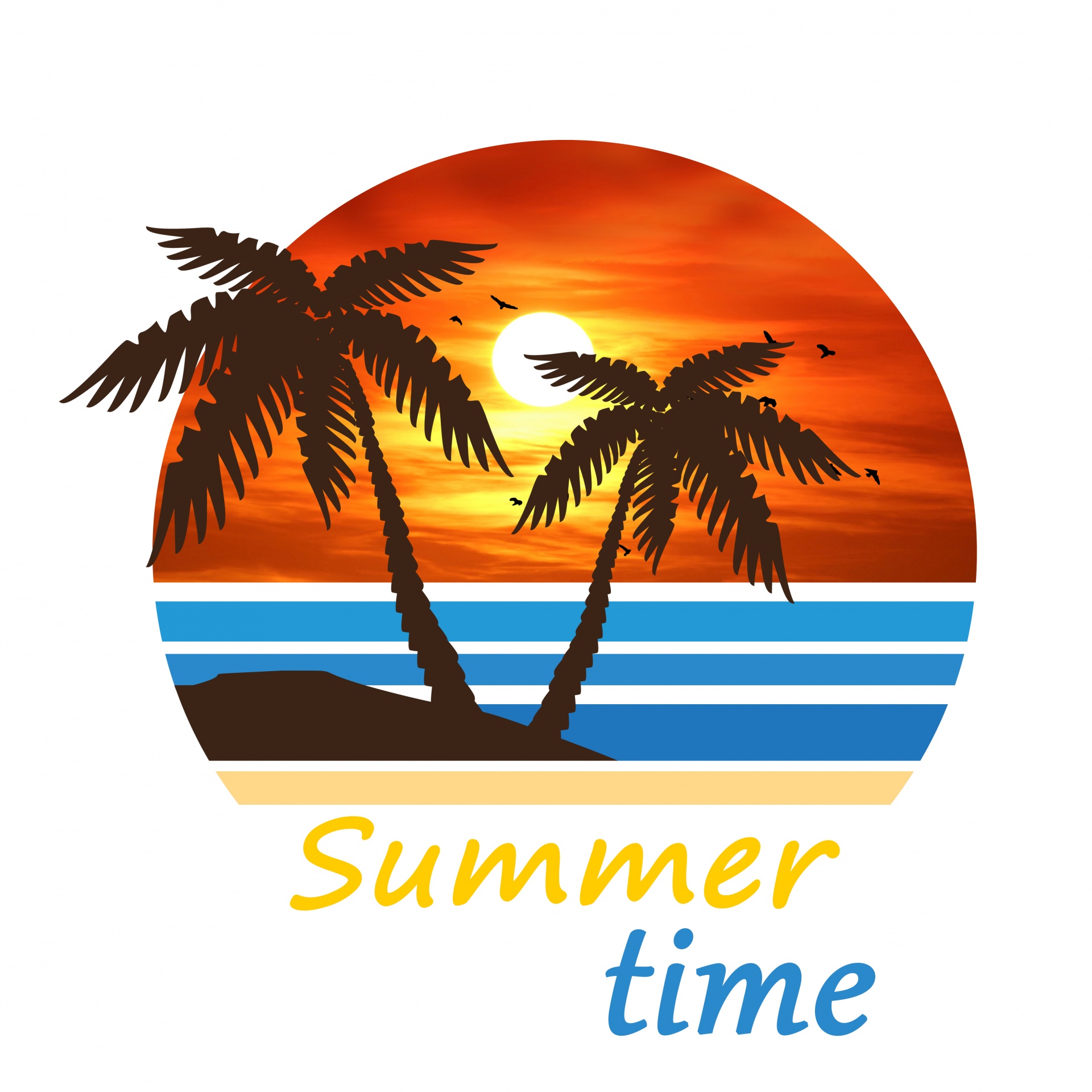 Sunset Beach Summer Logo