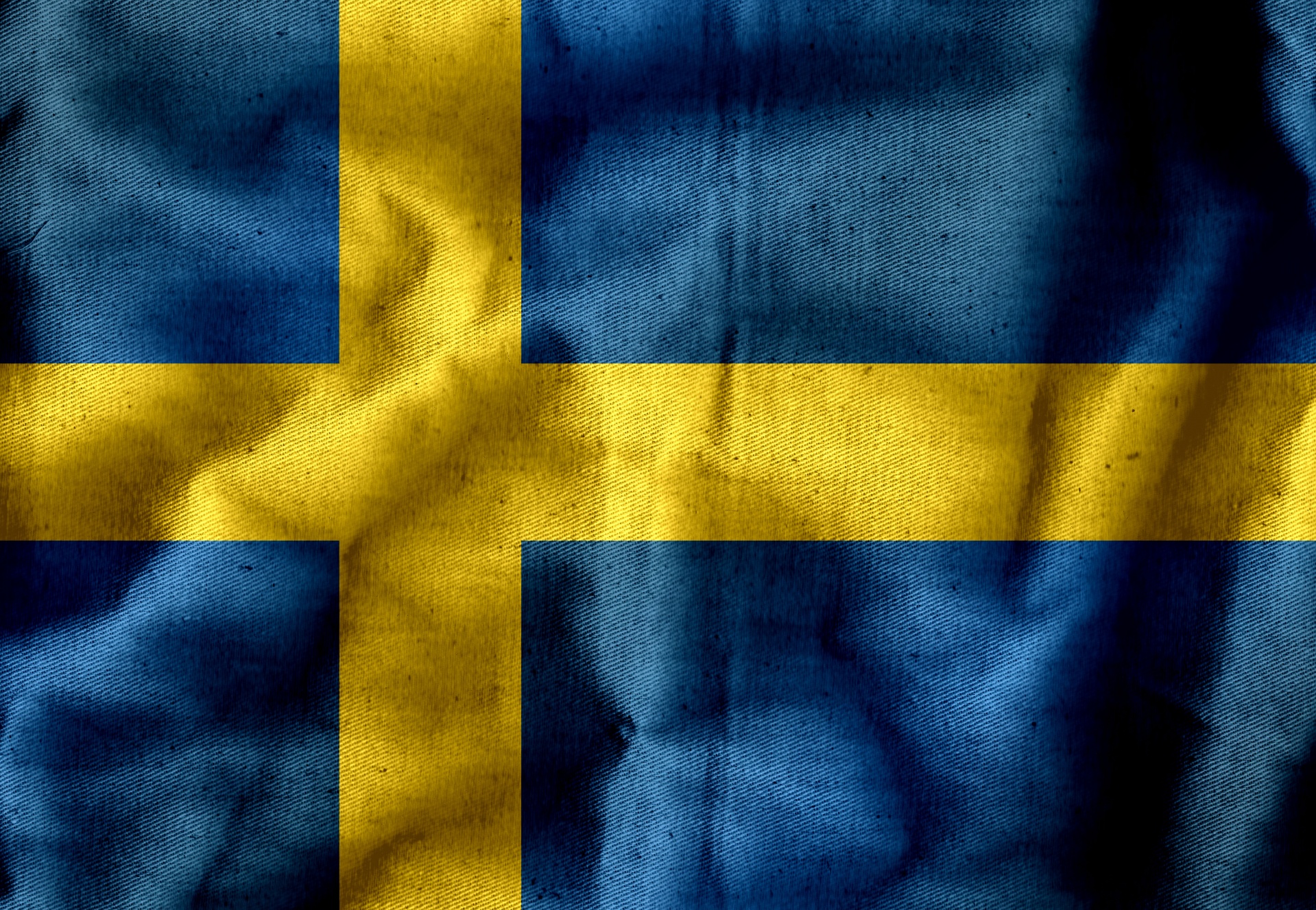Sweden Flag themes idea design in illustration