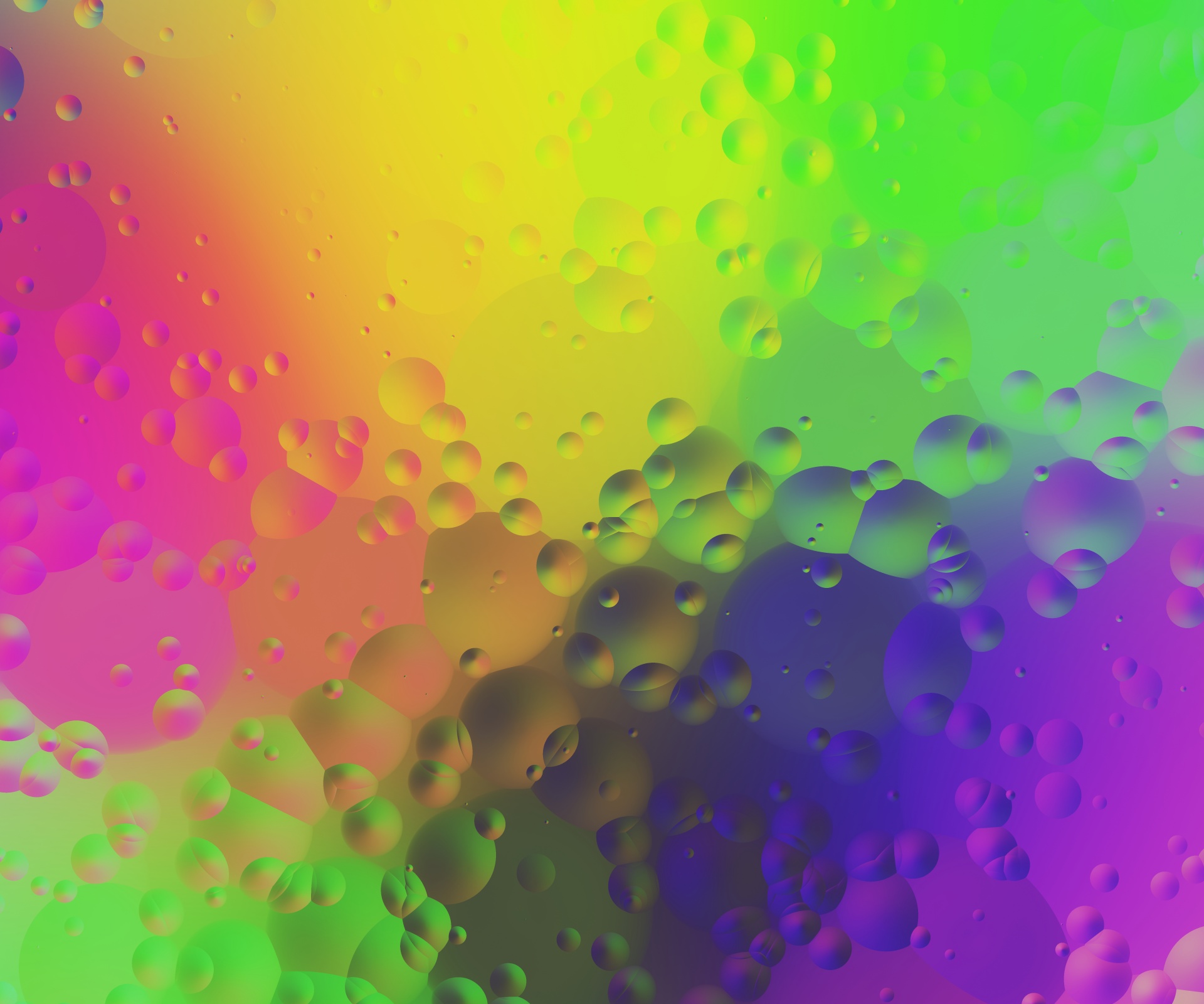 Drops Of Rainbow Colorful Background