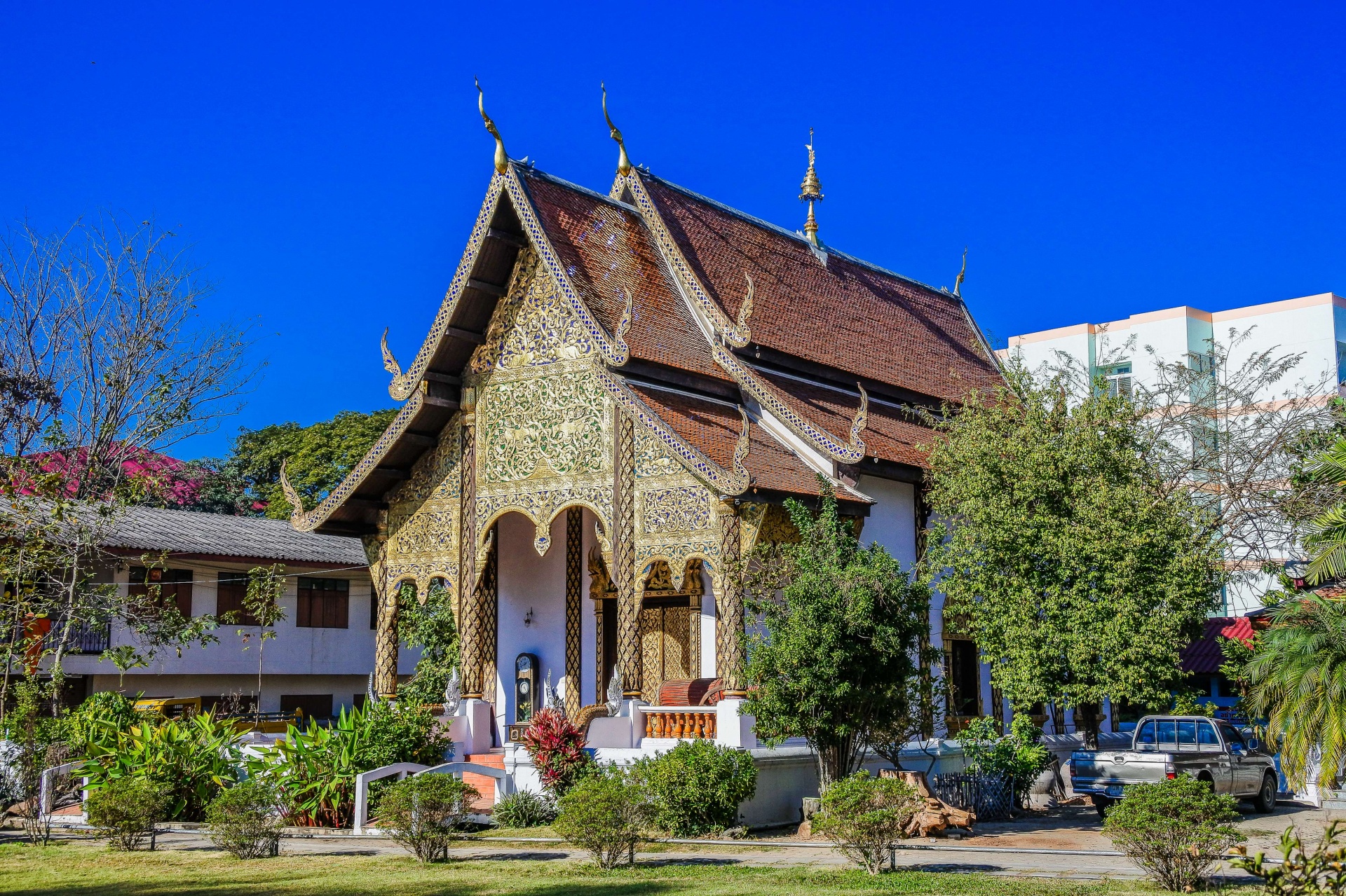 Wat Chamthewi , Lamphun, Thailand