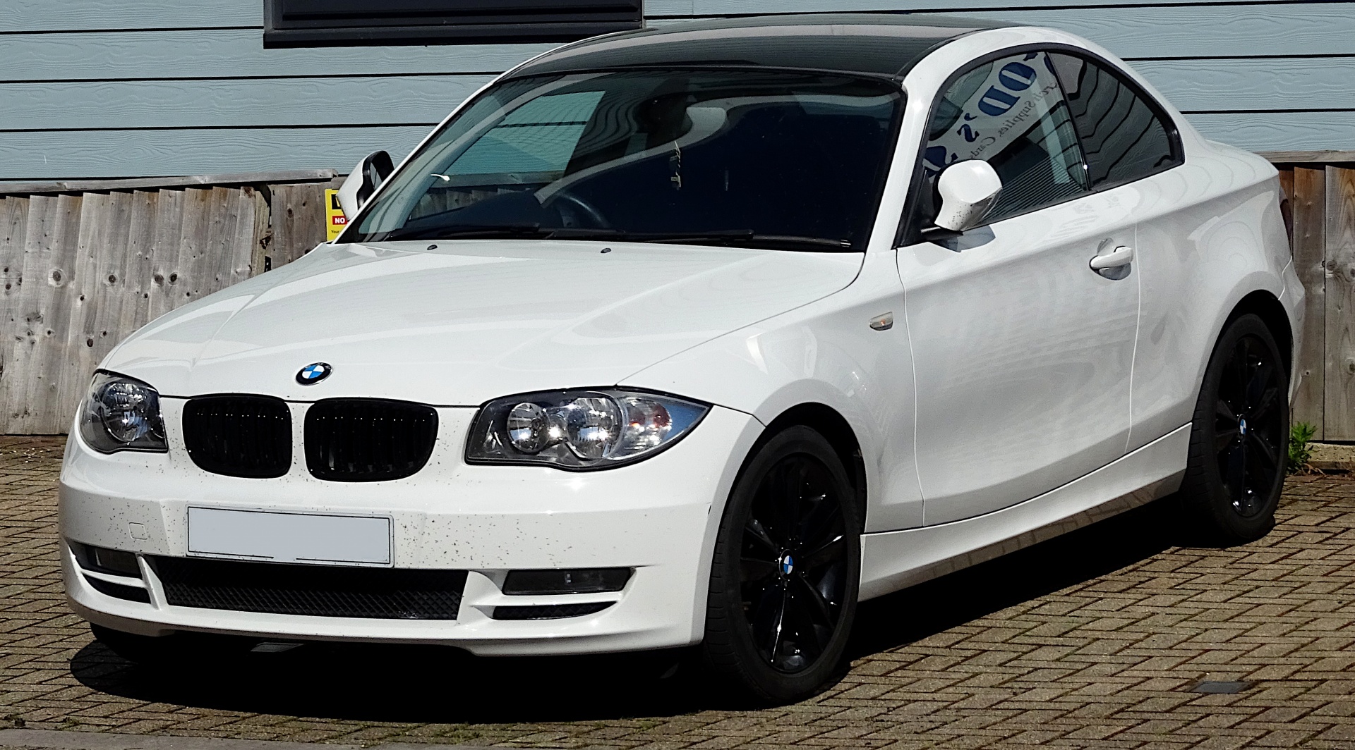 White BMW Coupe Car 020520