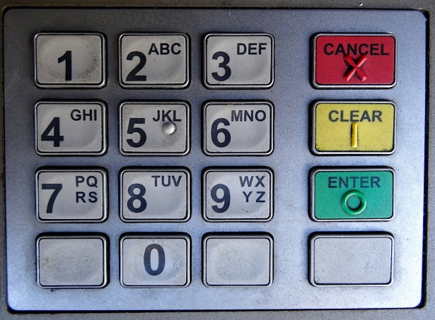 Tastatură bancomat bancomat Poza gratuite - Public Domain Pictures